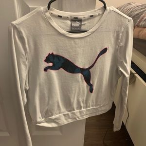 White puma long sleeve